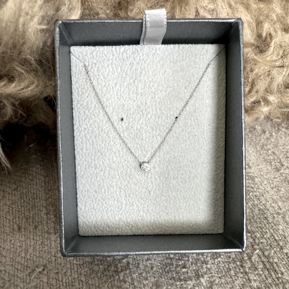 Bony Levy 14k White Gold Diamond Neclace